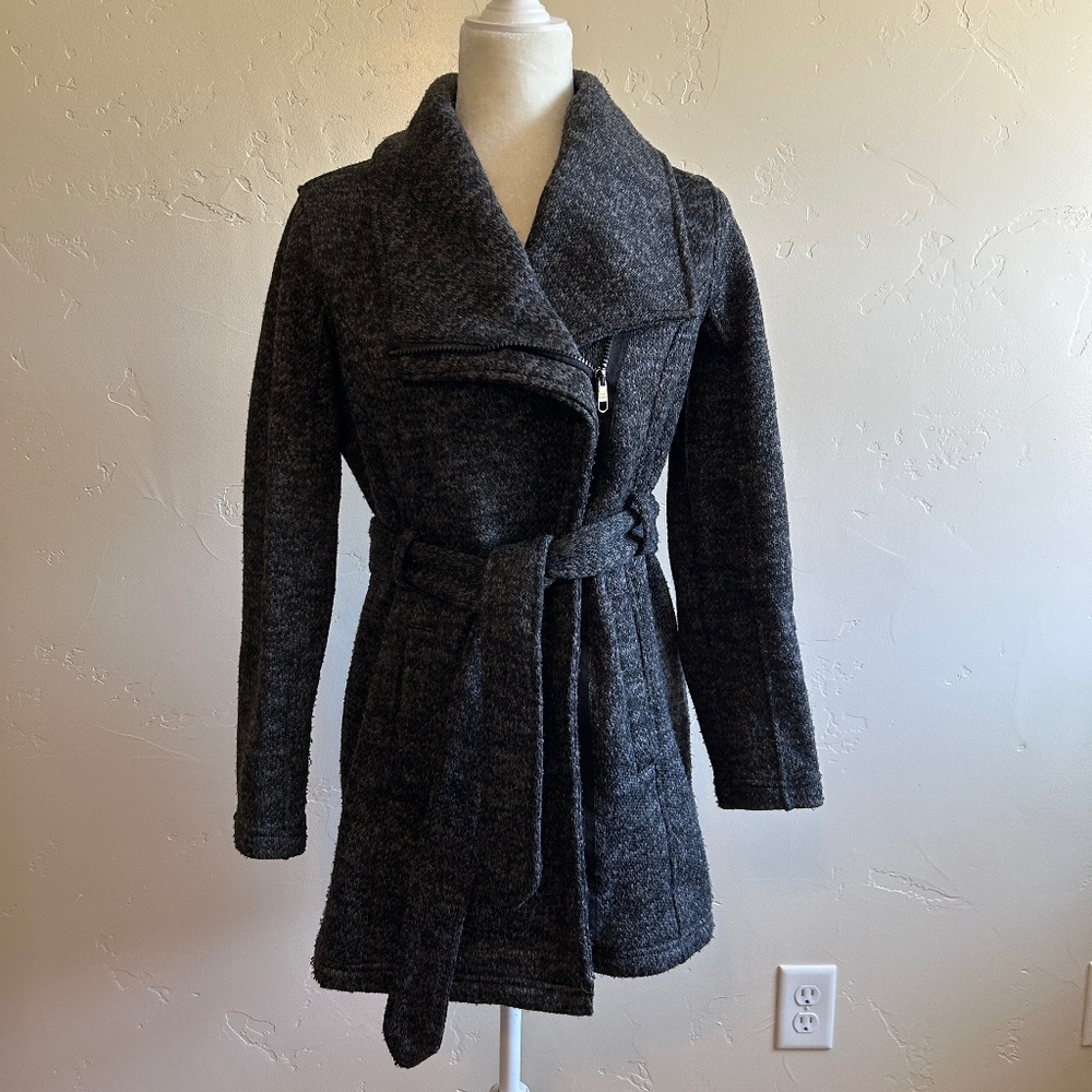 Steve Madden Zip Tie Front Trench Coat Size S